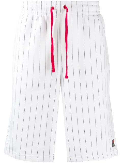 FILA FILA PINSTRIPE TRACK SHORTS - WHITE