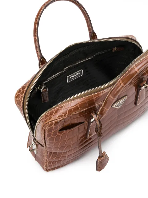 prada crocodile bag