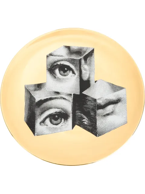 Fornasetti Block Face print plate