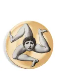 Fornasetti Lina Cavalieri wall plate - Yellow