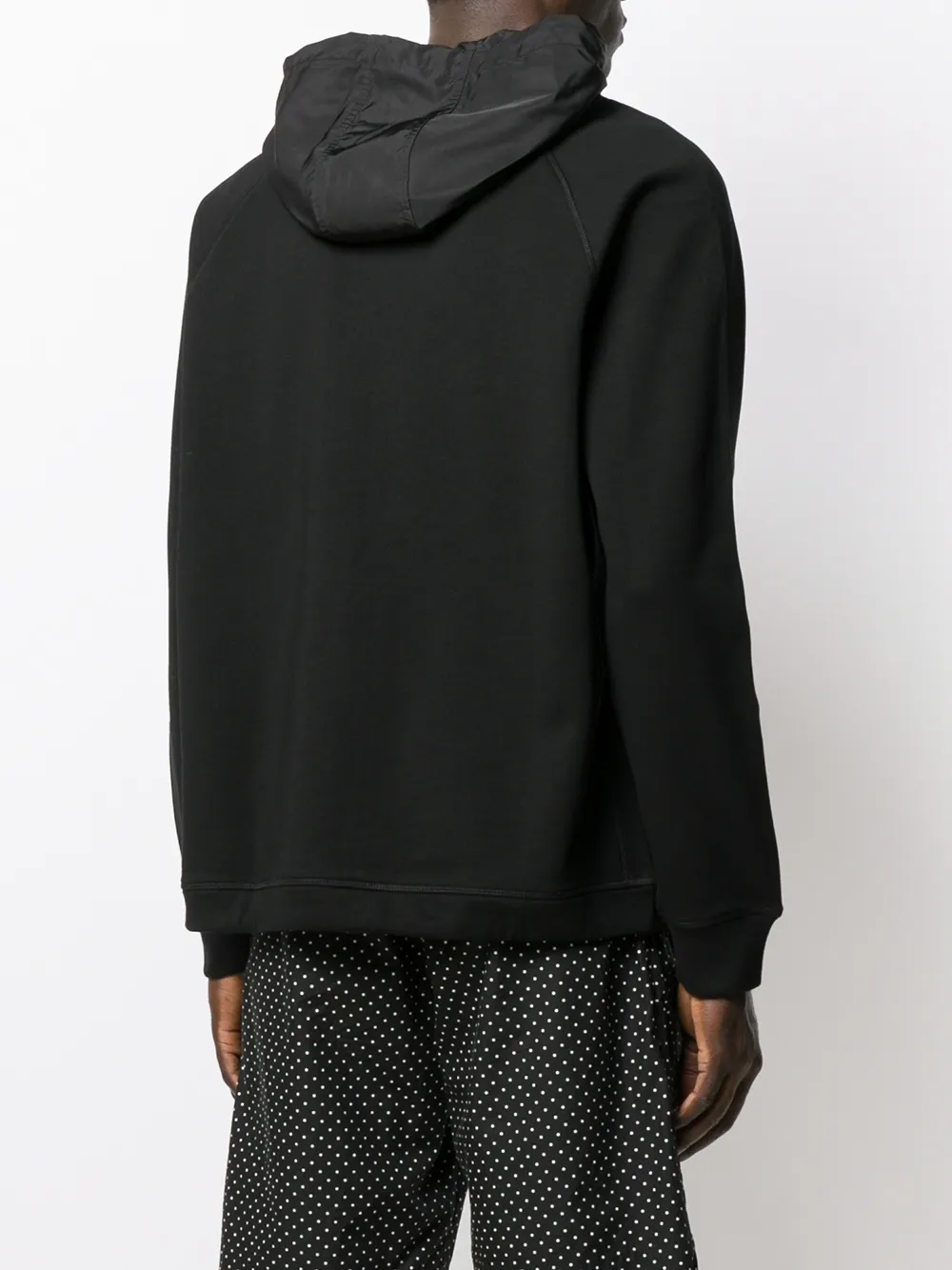 Karl Lagerfeld Hoodie met logoband Zwart