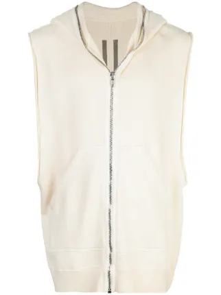 rick owens sleeveless hoodie