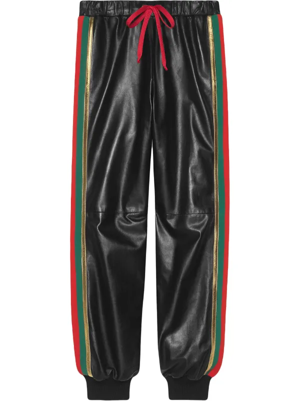 black gucci sweatpants