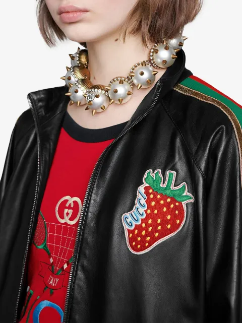 gucci strawberry jacket