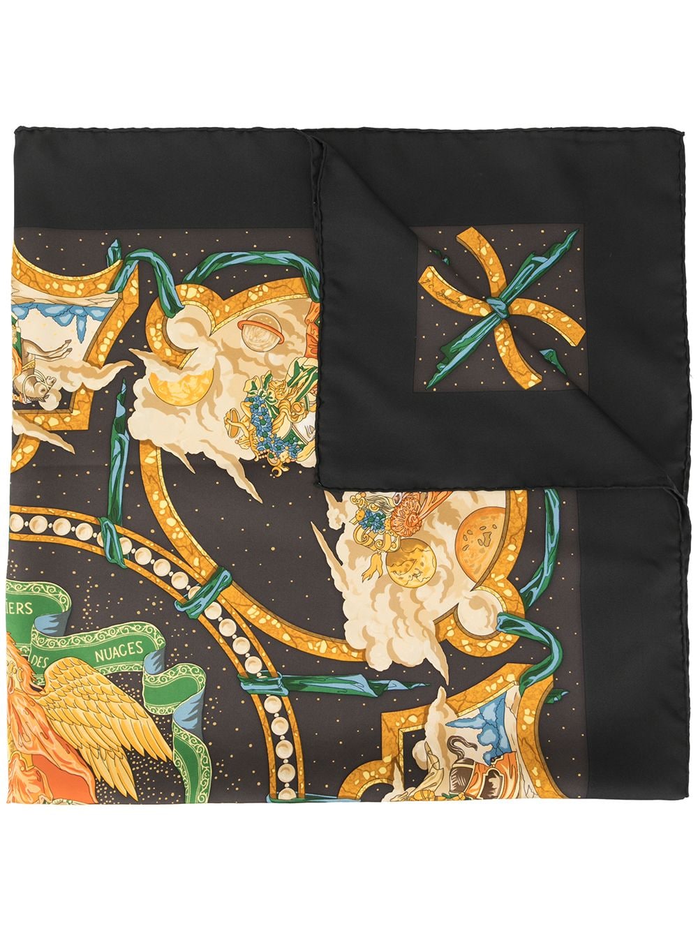 фото Hermès платок с логотипом