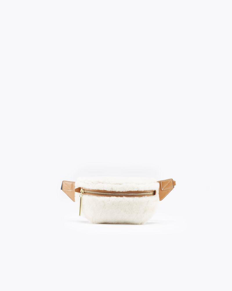 shearling bumbag