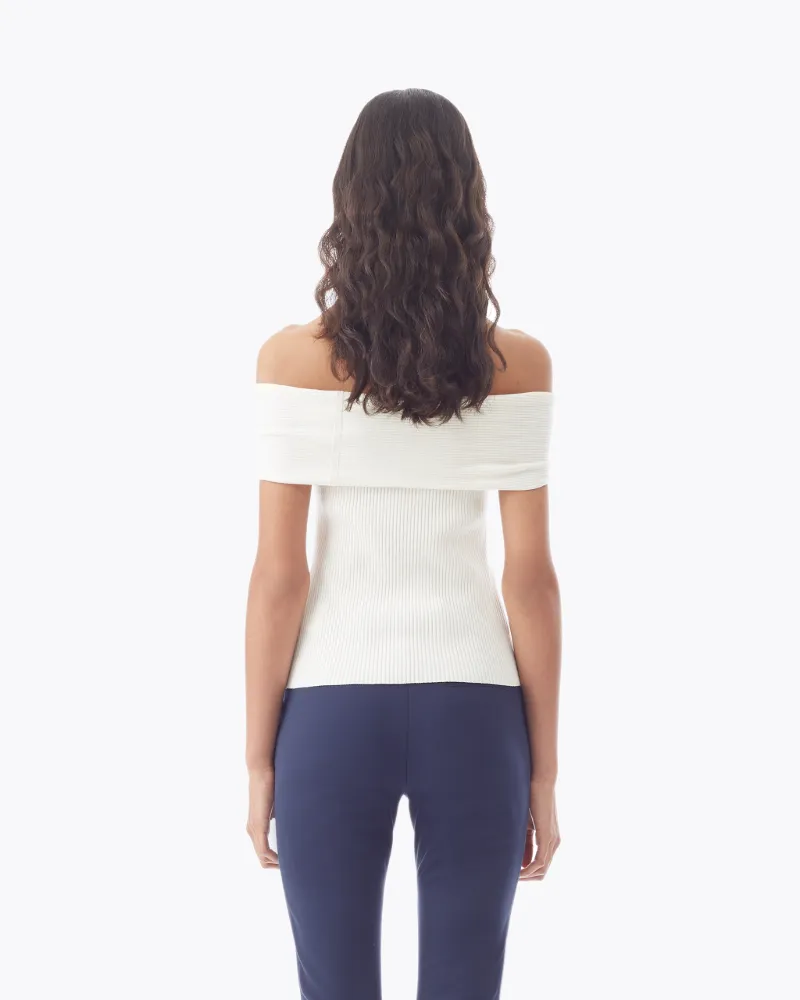 Ribbed Off The Shoulder Sweater | 3.1 