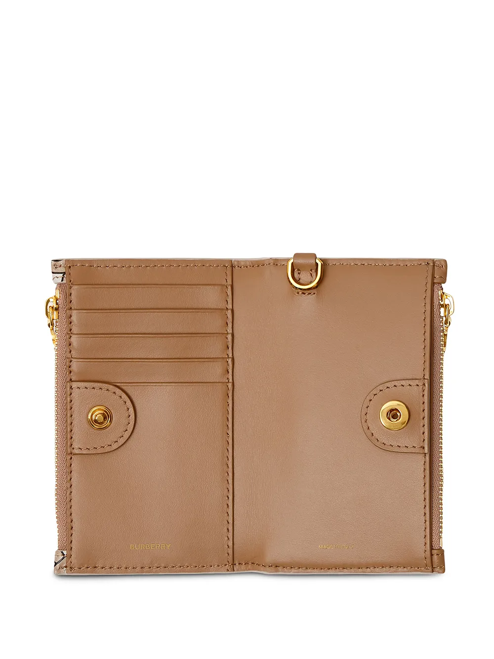 Burberry Monogram Motif Leather Wallet With Detachable Strap Farfetch