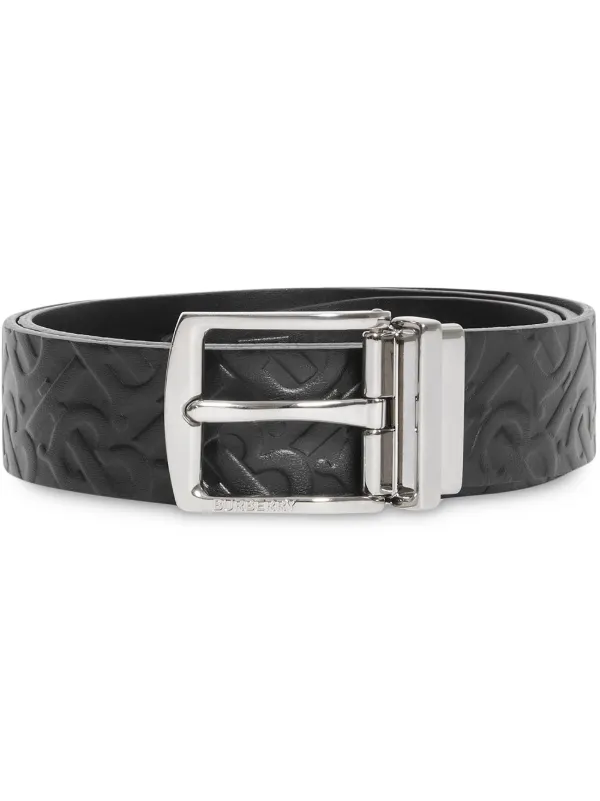 Reversible Monogram Leather Belt 