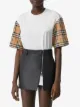 Burberry Vintage Check Sleeve Cotton T-shirt