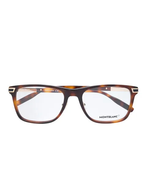 Montblanc square frame glasses
