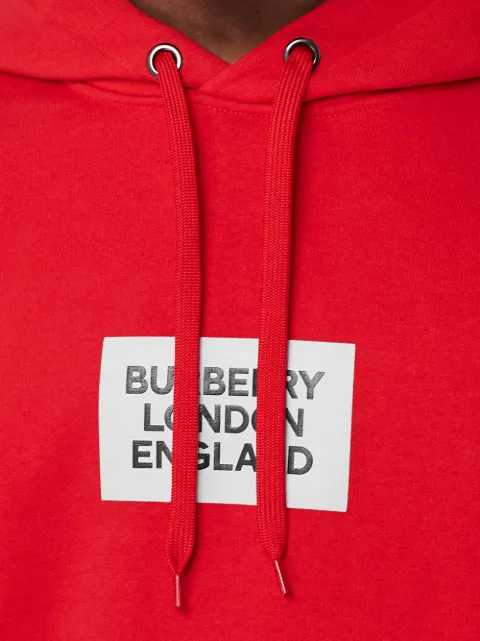 BURBERRY LOGO PRINT HOODIE