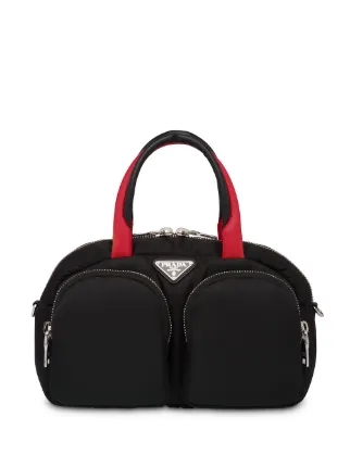 farfetch prada nylon bag