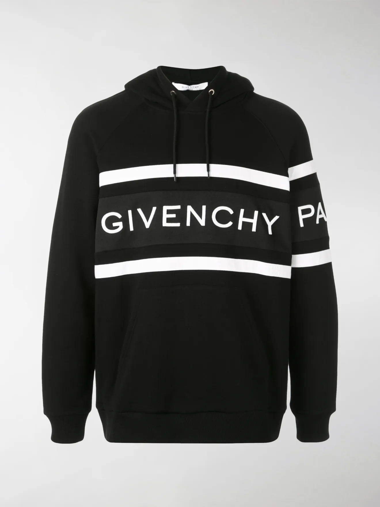 givenchy black logo hoodie