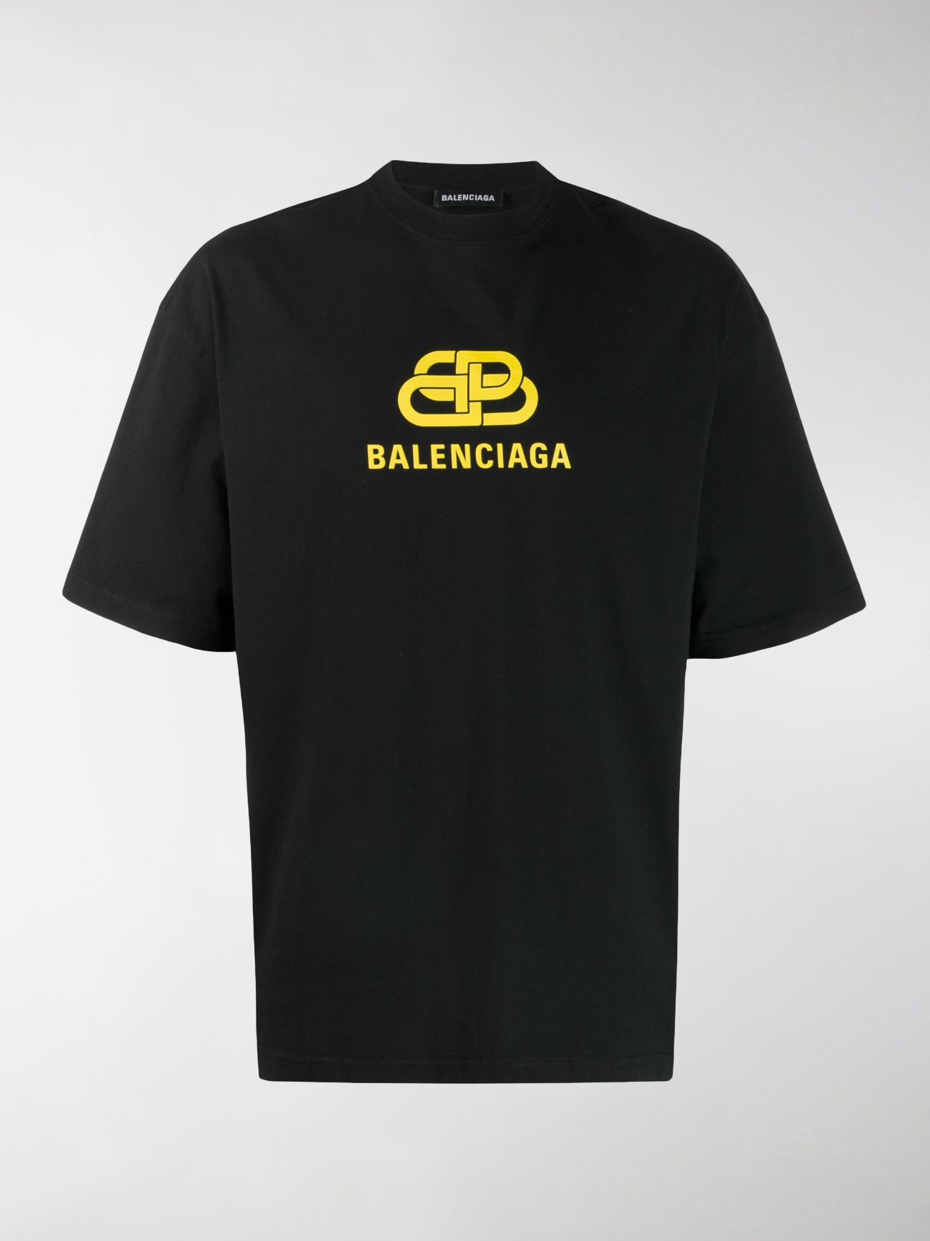 Balenciaga BB print T-shirt black | MODES