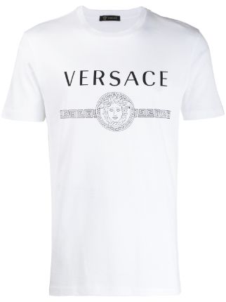 Versace Printed Logo T-shirt - Farfetch