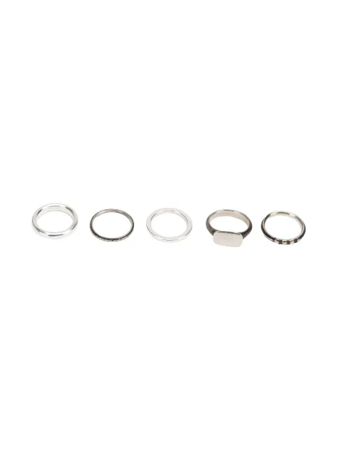 WERKSTATT:MÜNCHEN Antique 5 combo rings