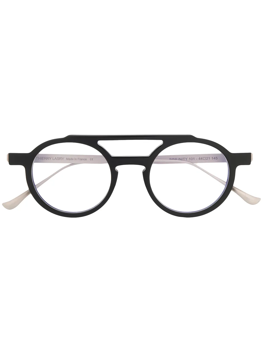 Thierry Lasry IMMUNITY round-frame glasses | Black | Image 1