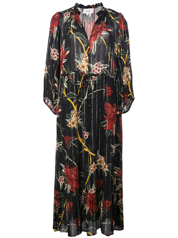 Ba Sh Jurk Met Bloemenprint Farfetch