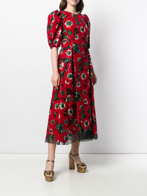 dolce gabbana anemone dress