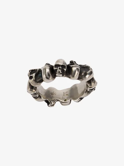 WERKSTATT:MÜNCHEN Multi Skull ring