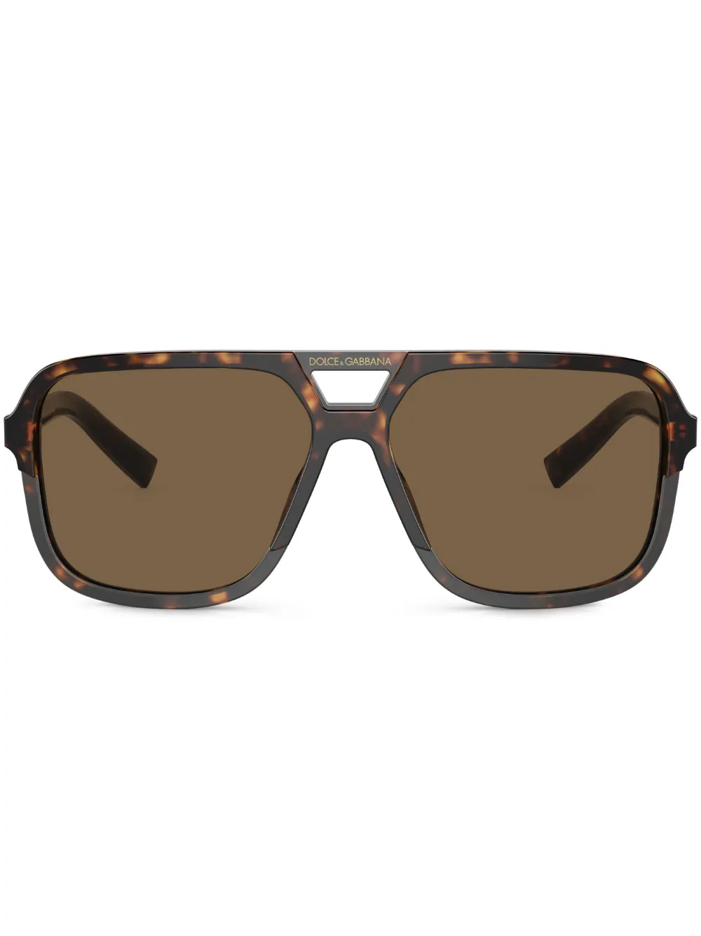 Dolce & Gabbana Eyewear tortoiseshell aviator sunglasses | Brown | Image 1
