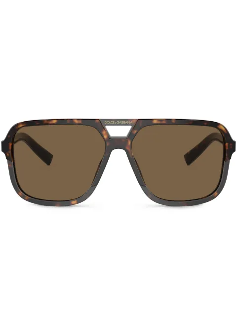 Dolce & Gabbana Eyewear tortoiseshell aviator sunglasses