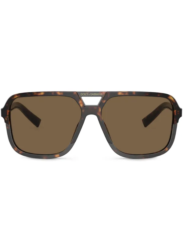 Dolce & Gabbana Sunglasses Tortoiseshell Pattern Black Brown TK Eyewear Dolce & Gabbana DG4444 Tortoise Prescription Sunglasses main image 3