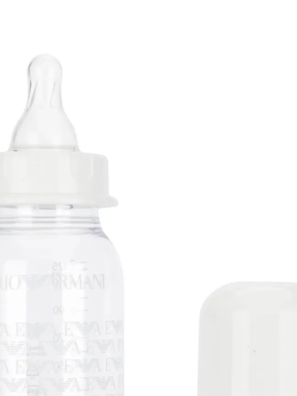  Emporio Armani Kids Logo Milk Bottle - White 