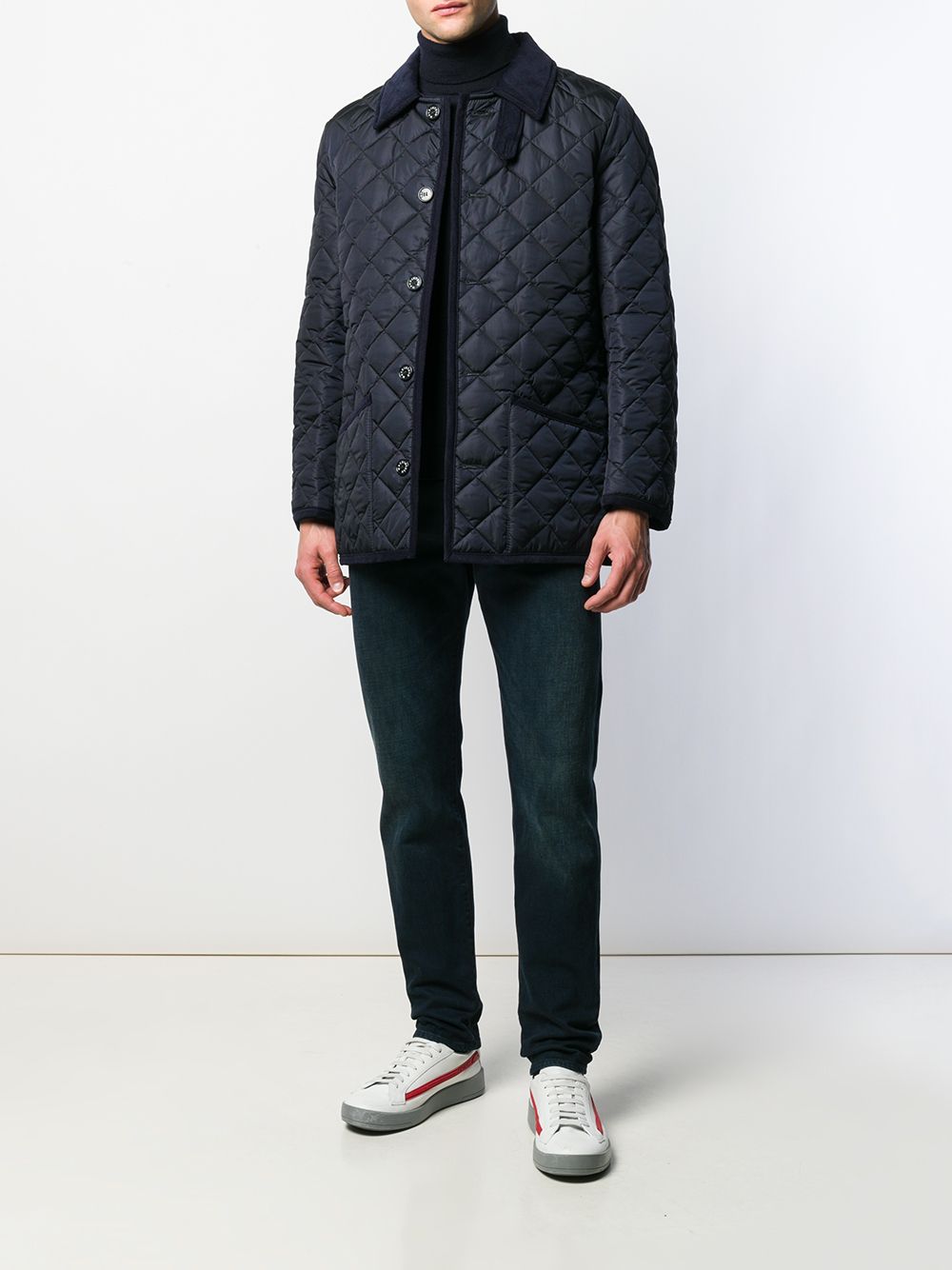 фото Mackintosh WAVERLY Navy Nylon Quilted Jacket|GQ-1001