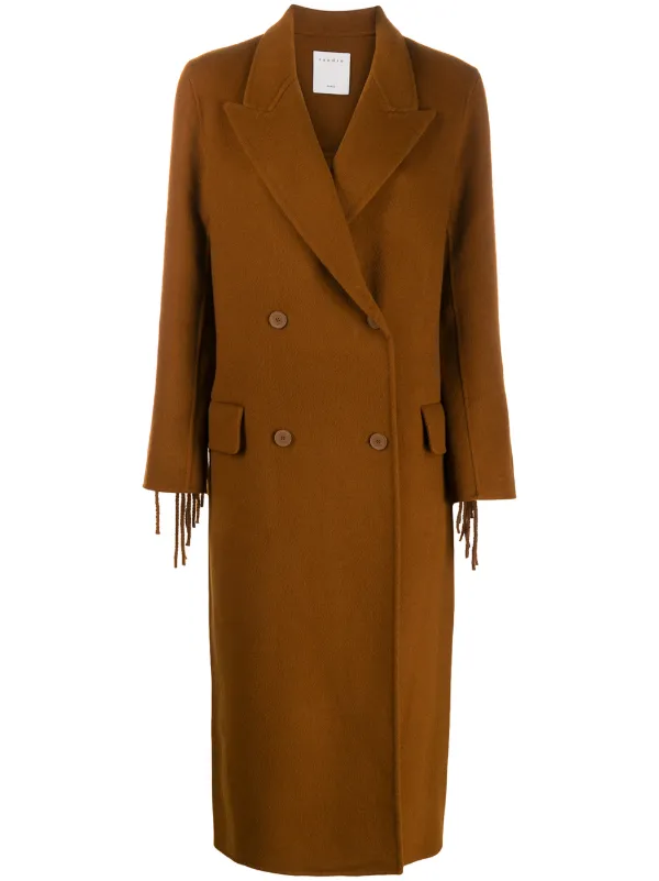 sandro fringe coat