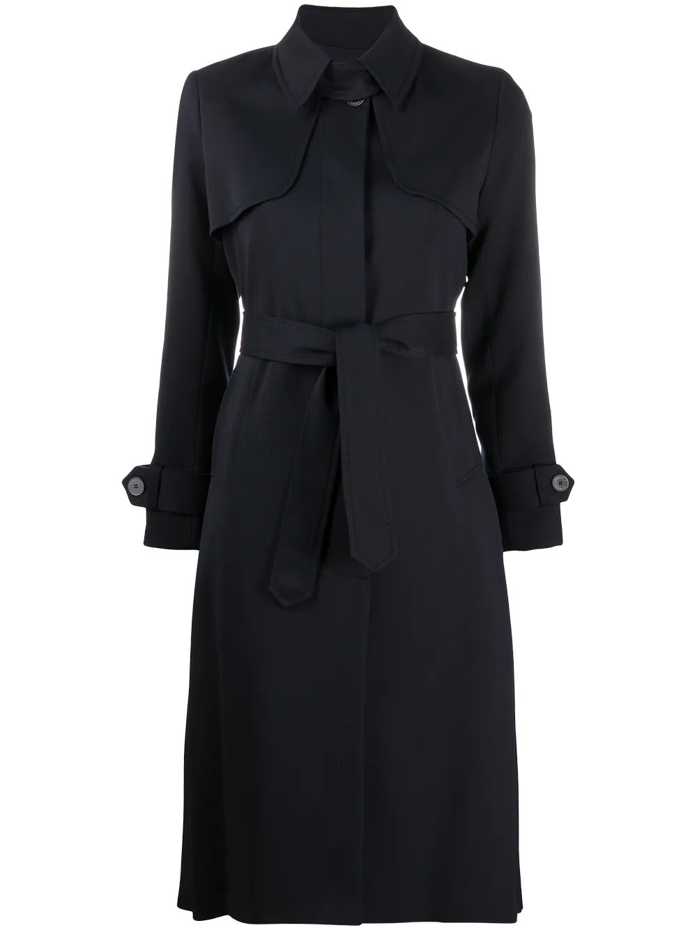 SANDRO Belted Trench Coat - Farfetch