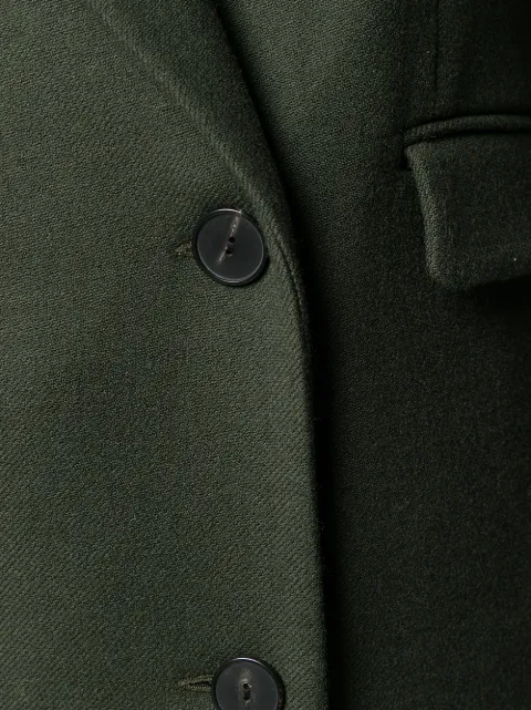 SANDRO DOUBLE BREASTED MIDI COAT