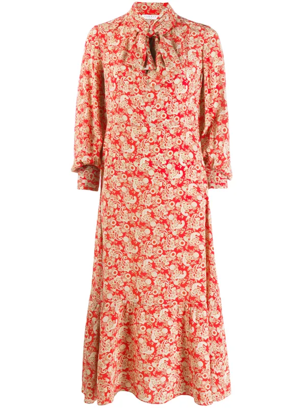 sandro paisley dress