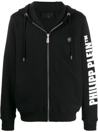 Philipp Plein Cowboy zip-up Cotton Hoodie - Farfetch