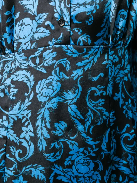 SANDRO brocade print short dress