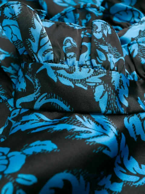 SANDRO brocade print short dress