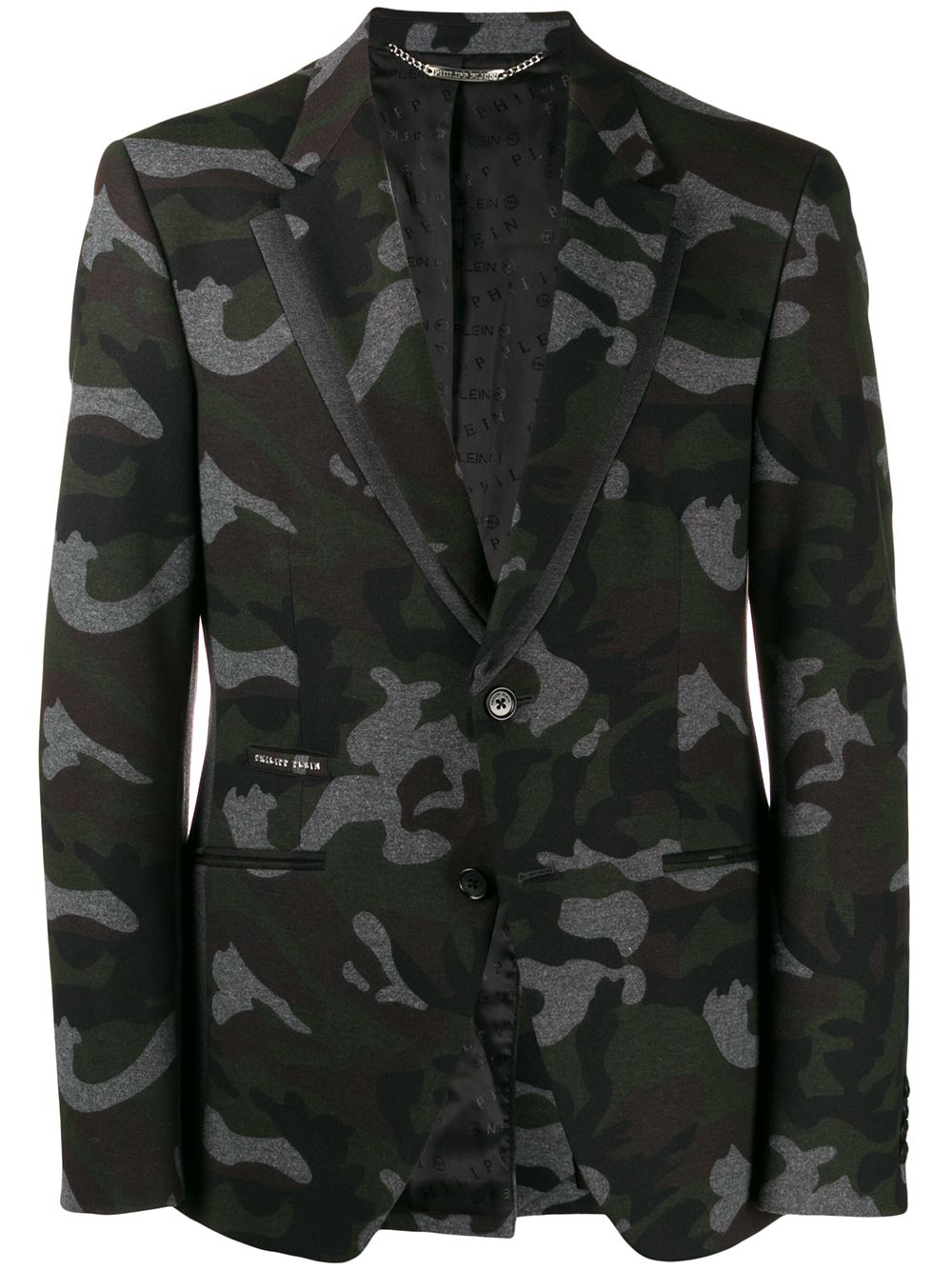 Philipp Plein Camouflage Blazer - Farfetch