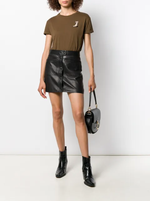 SANDRO EMBROIDERED T