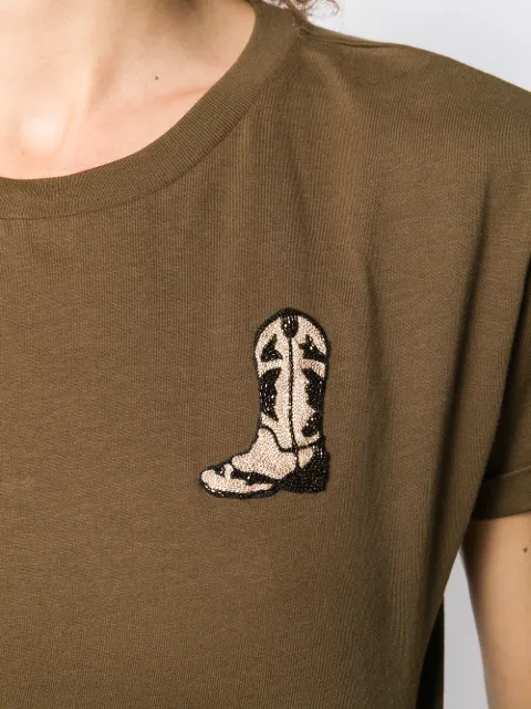 SANDRO EMBROIDERED T