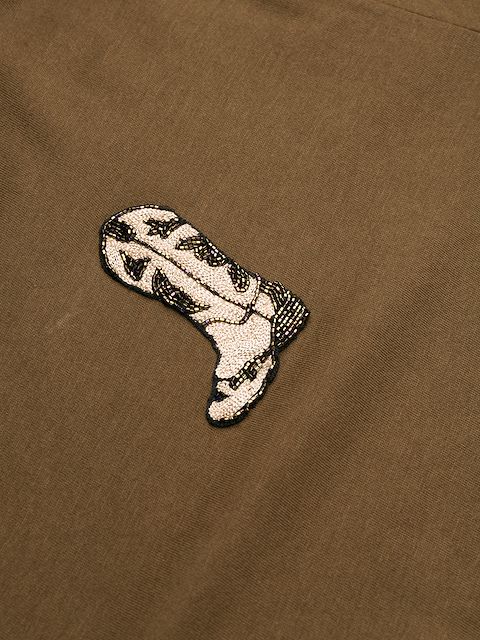 SANDRO EMBROIDERED T