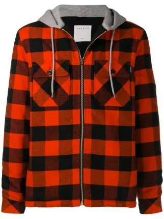 sandro orange hoodie