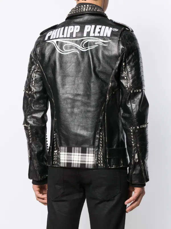 philipp plein studded jacket