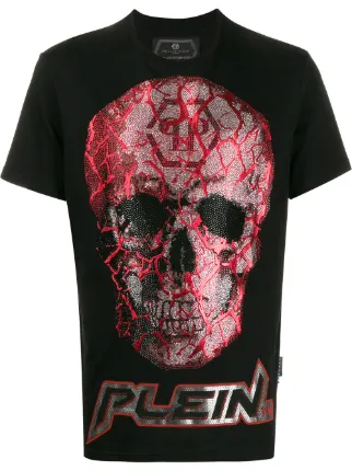 Camisa philipp plein caveira Clearance