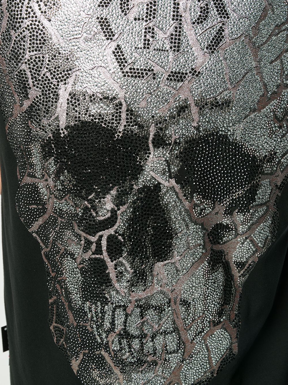 фото Philipp plein рубашка-поло с декором skull