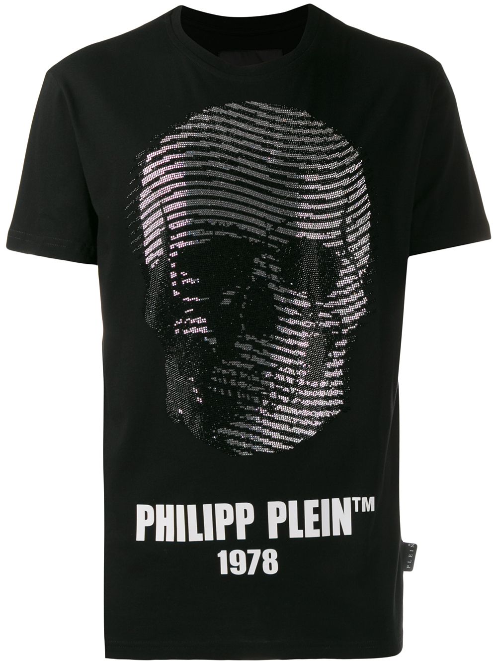 фото Philipp plein футболка с декором skull