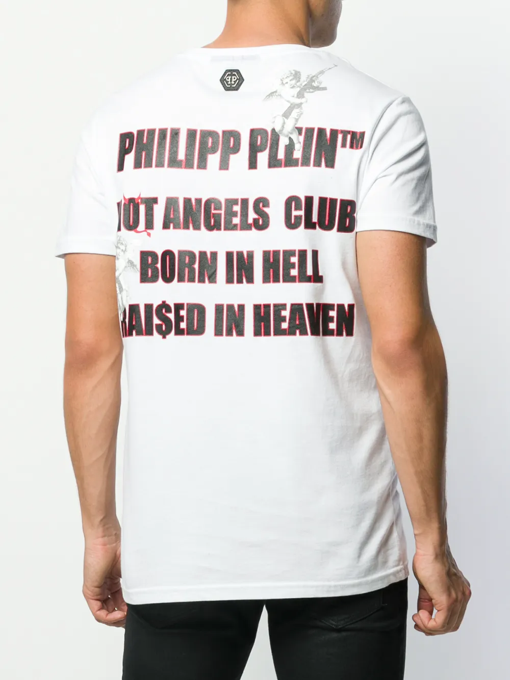 фото Philipp plein футболка angel с графичным принтом