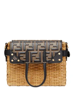 ysl rattan bag
