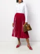 Image 2 of Fendi pleated midi skirt