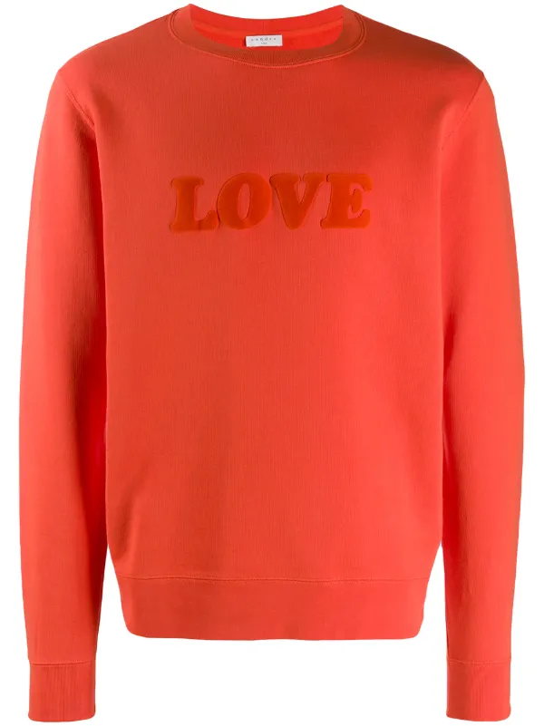 sandro orange hoodie